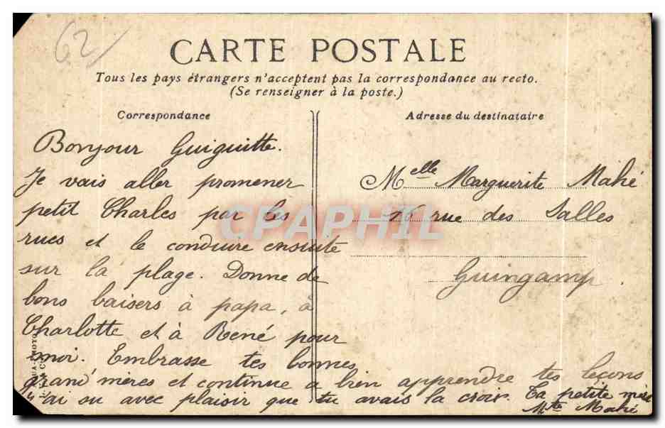 CPA Berck Plage La Plage devant l hopital maritime Ane Donkey — Rückseite