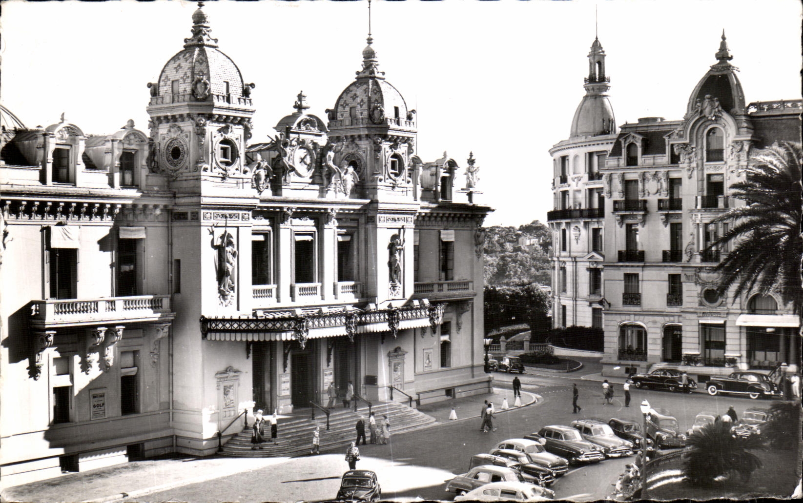 CPA Monte Carlo ler Casino et I Hotel de Paris Monaco