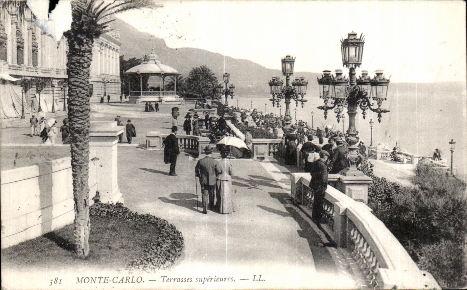 CPA Monte carlo Terrasses Superieures Monaco