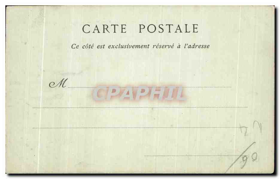CPA Casino de Monte carlo La Salle Touzet  — Rückseite