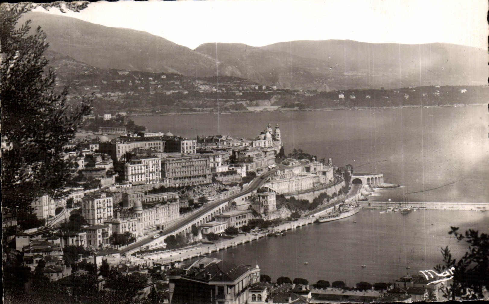 CPA La Principaute De Monaco Monte Carlo Vue generale