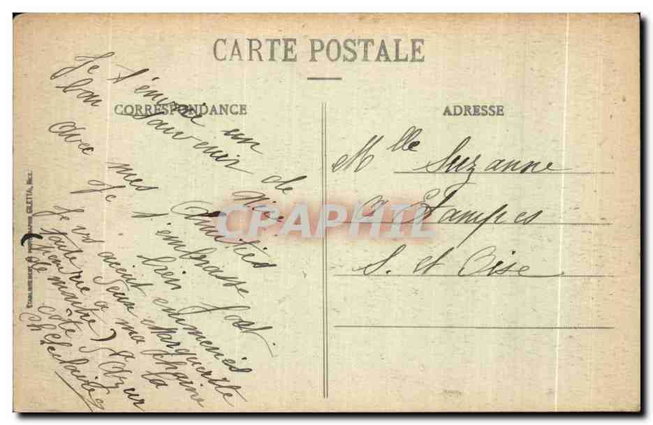 CPA Monte carlo Les Terrasses et le Theatre — Rückseite