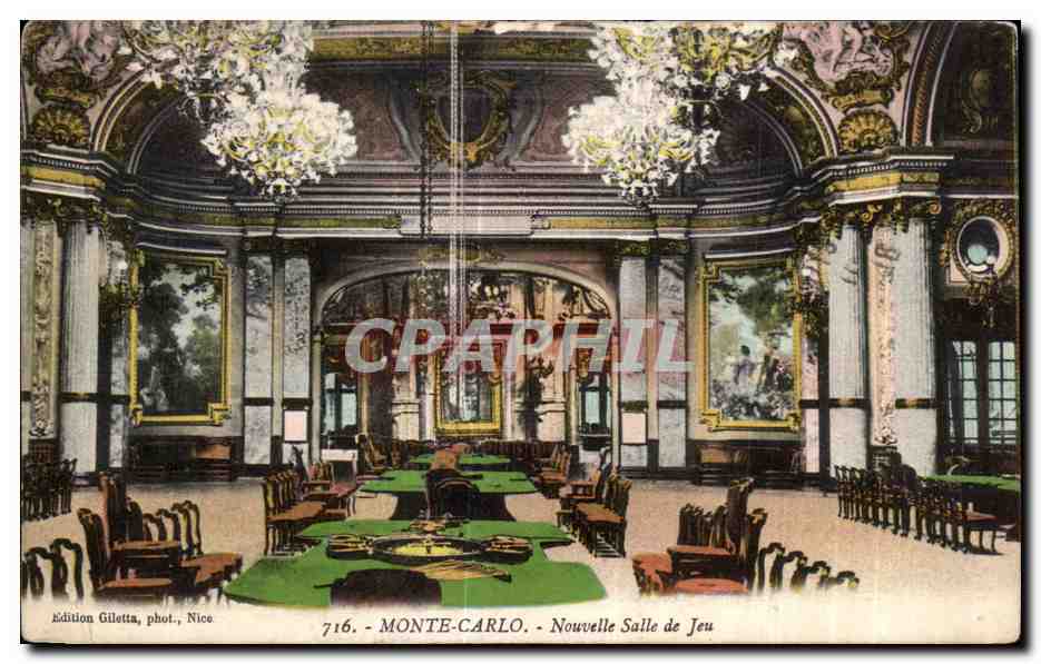 CPA Monte Carlo Nouvelle Salle de Jeu Casino