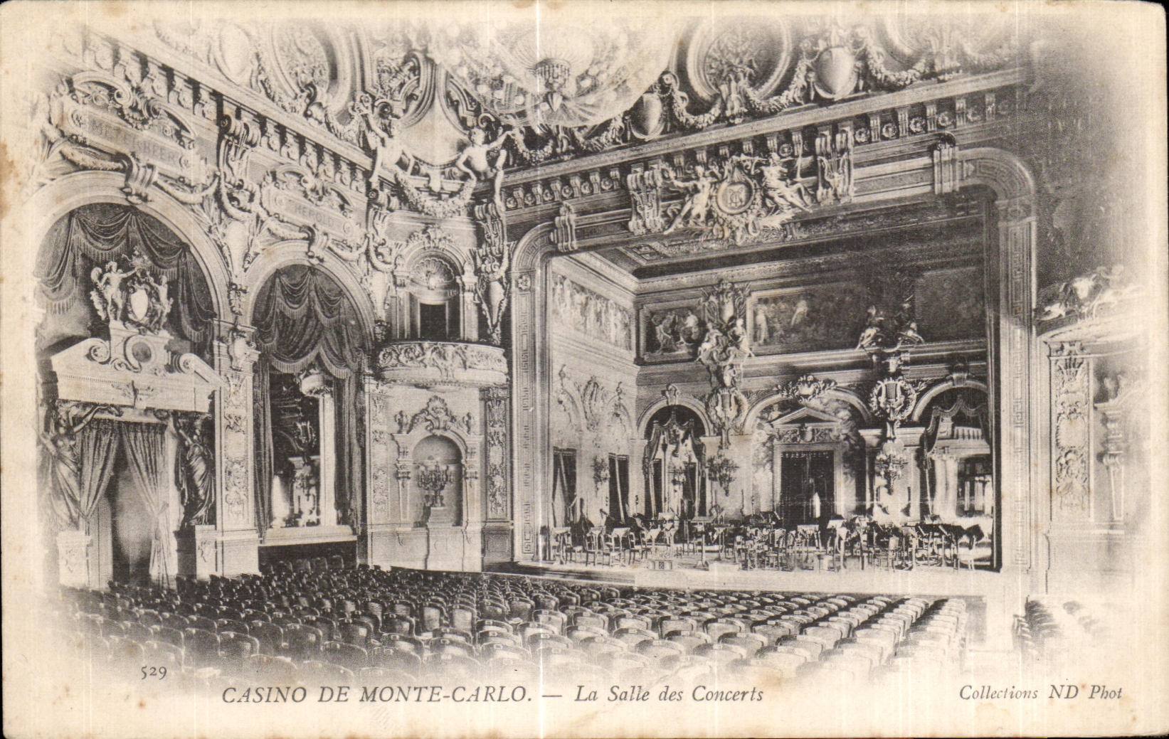 CPA Casino De Monte Carlo Le Salle des Concerts