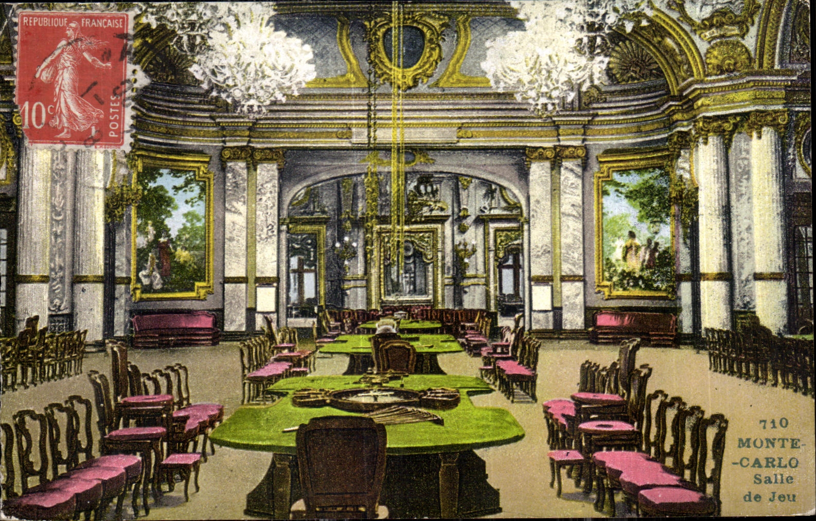 CPA Monte Carlo Casino Salle de jeu
