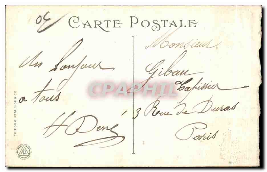 CPA Monte Carlo Casino Salle de jeu — Rückseite