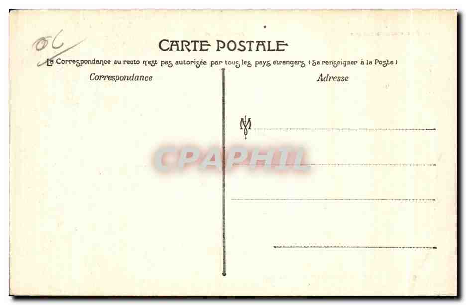 CPA casino De Monte Carlo Dans la Prairie Hodebert Femmes Flute — Rückseite