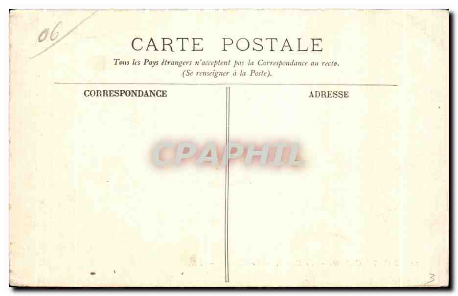 CPA Monte Carlo Le Casino Le Theatre — Rückseite