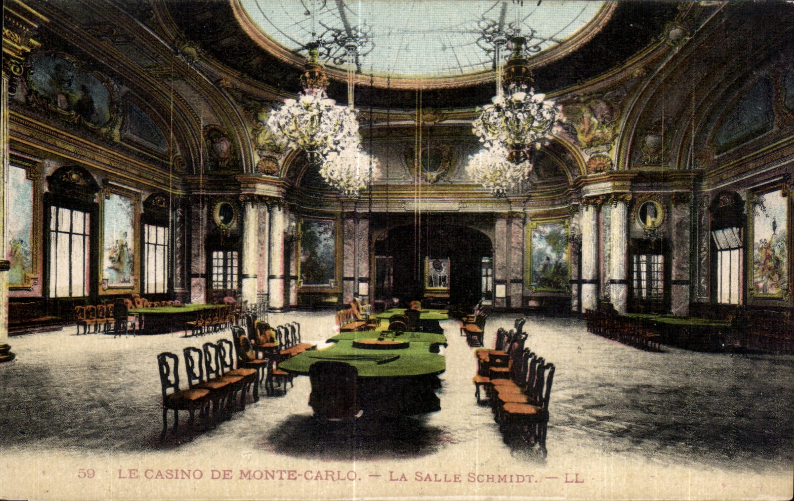 CPA Le Casino de Monte Carlo la Salle Schmidt Casino