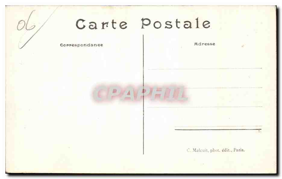Monte-Carlo — Beausoleil — Riviera Palace — S.R.A. — n°2105 — Verso