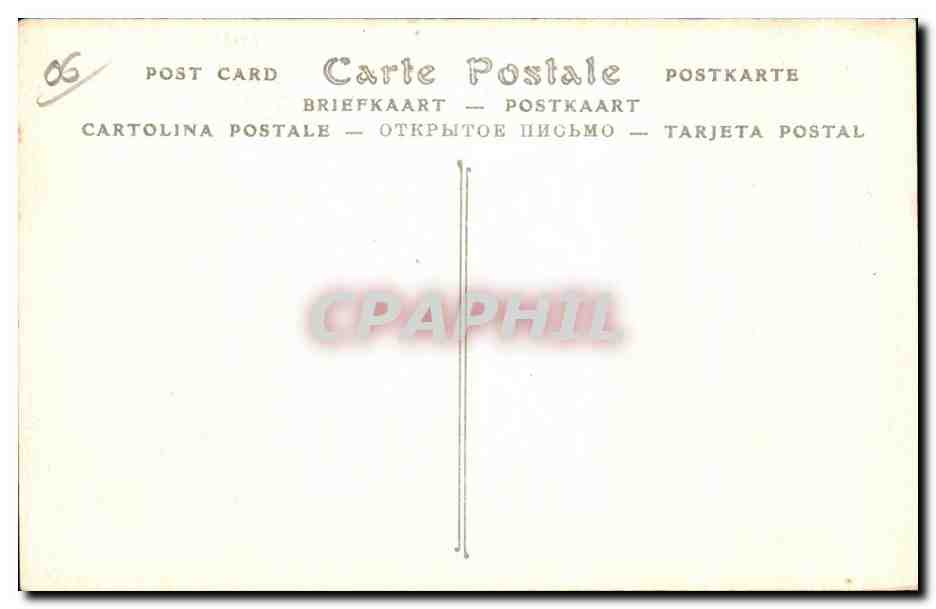 CPA Monte Carlo Les Terrasses et le Rocher de Monaco  — Rückseite