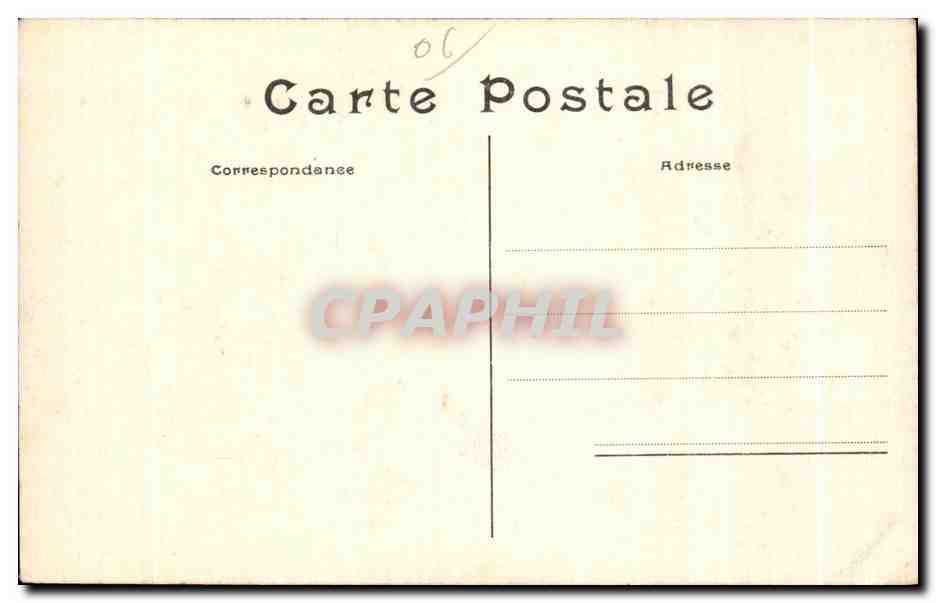 CPA Monaco Le Plateau — Rückseite