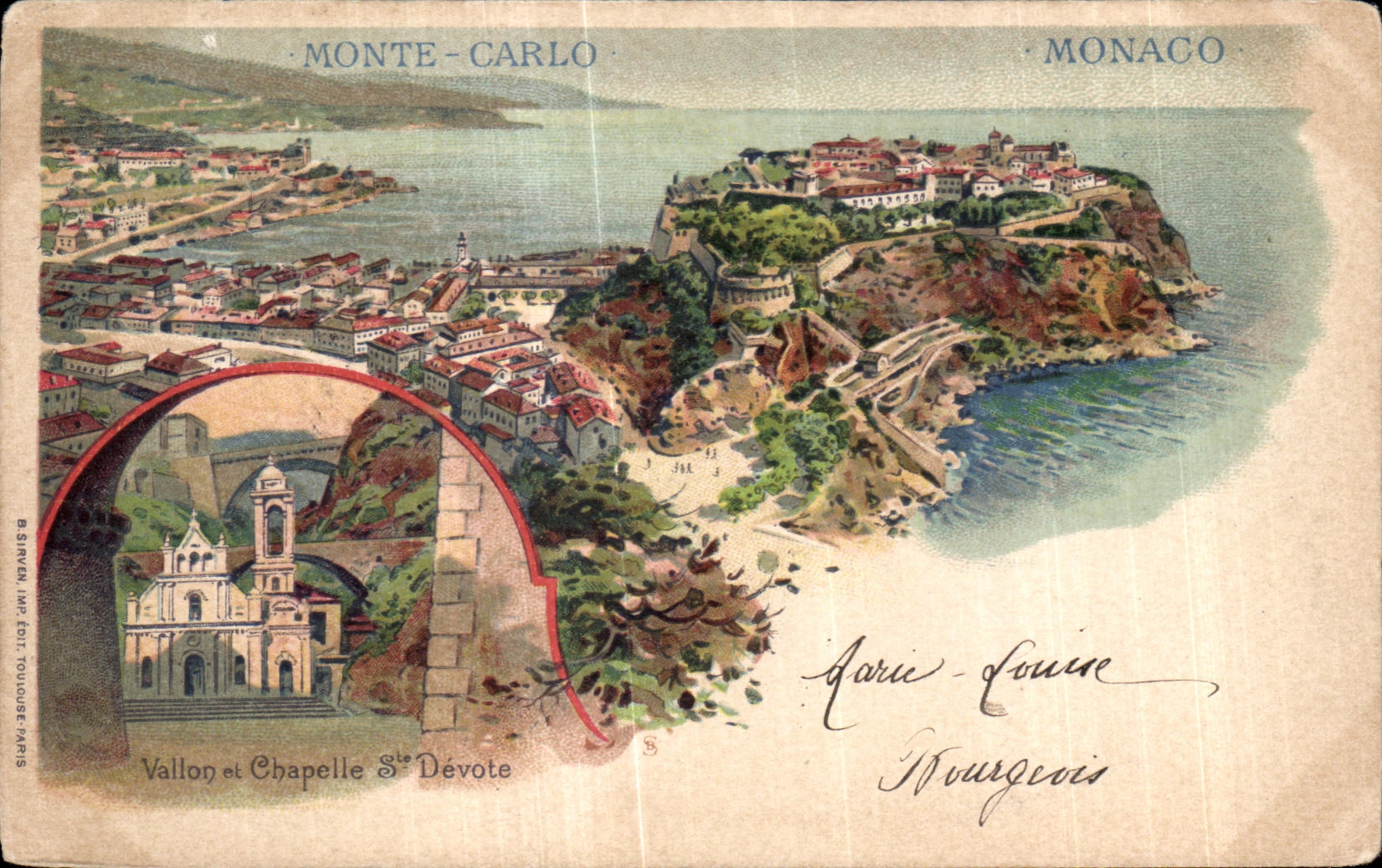 CPA Monaco Monte Carlo Vallon et chapelle St Devote 