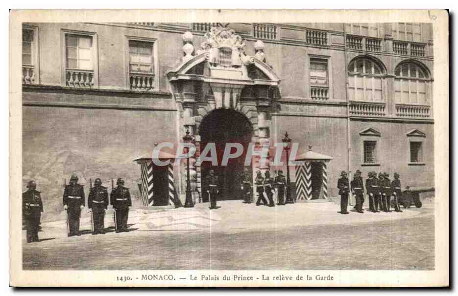 Monaco — Le Palais du Prince — La relève de la Garde — n° 1430