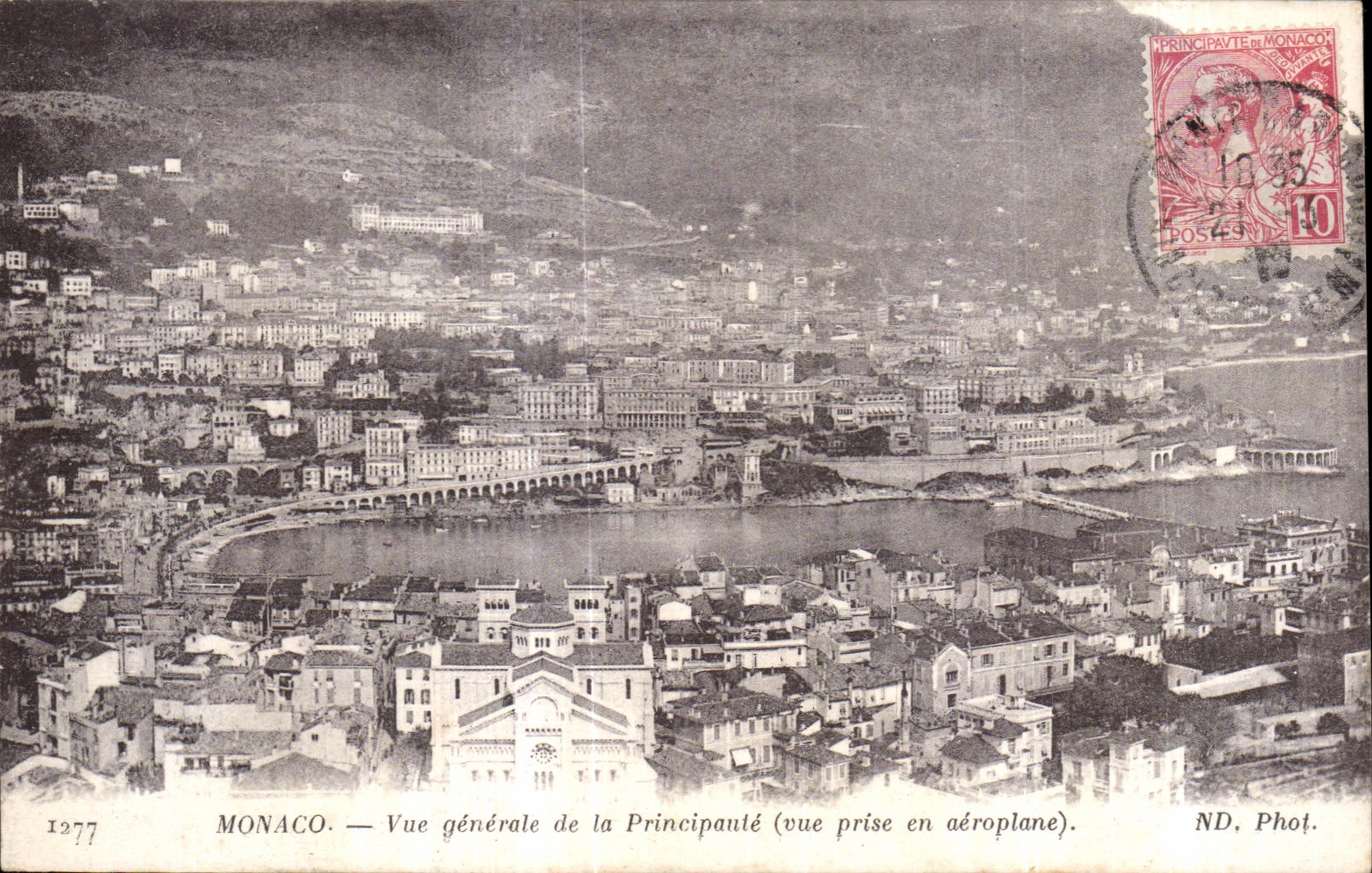 CPA Monaco Vue generale de le Principaute