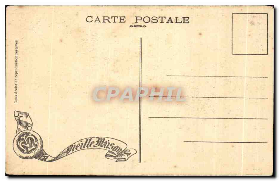CPA Dinan Chateau Duchesse Anne — Verso