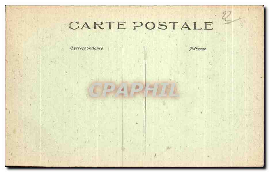 Dinan - El Castillo — vista de las ruinas y torres — Artaud et Nocais, Editor — Reverso