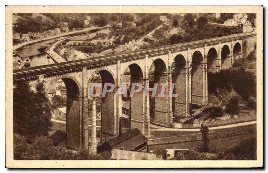Dinan - Vallée de la Rance, vue du Jardin Anglais — Cliché-Édition P. Mard Frères, n° 300