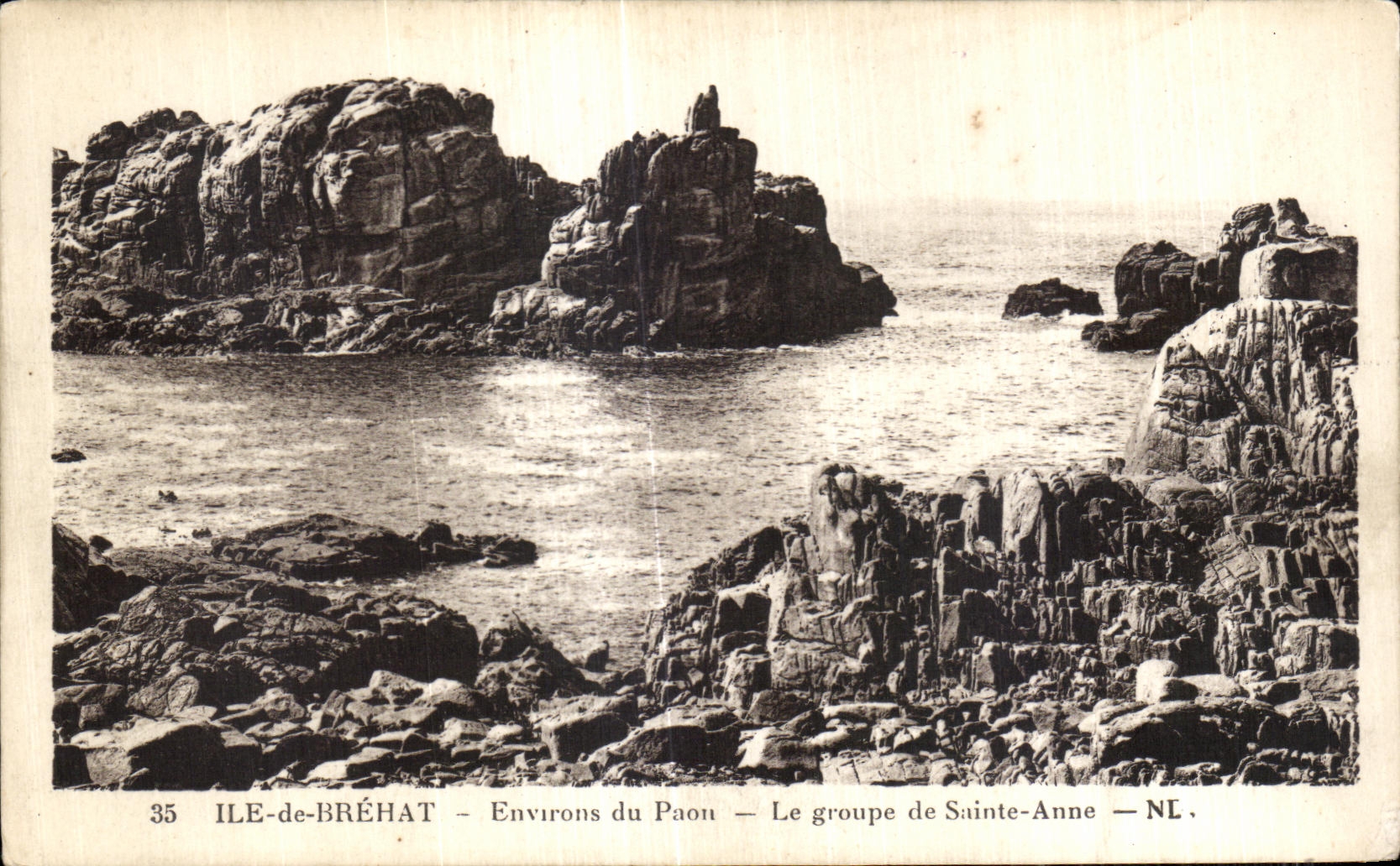 Ile-de-Bréhat — Environs du Paon — Le groupe de Sainte-Anne — NL