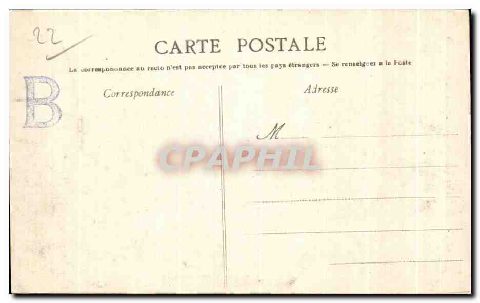 Ile-de-Bréhat (Côtes-du-Nord) — Roch Padadon — J.-B. Baral, édit.-phot., St-Quay — Verso
