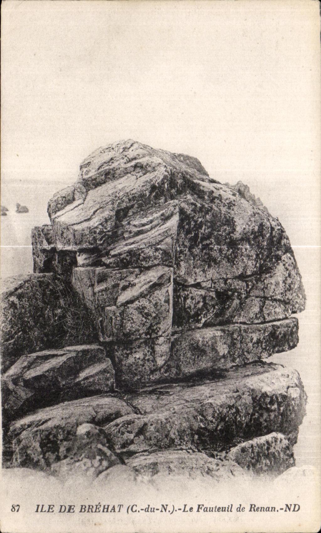 Ile de Bréhat (C.-du-N.) — Le Fauteuil de Renan — N.D. — n°87
