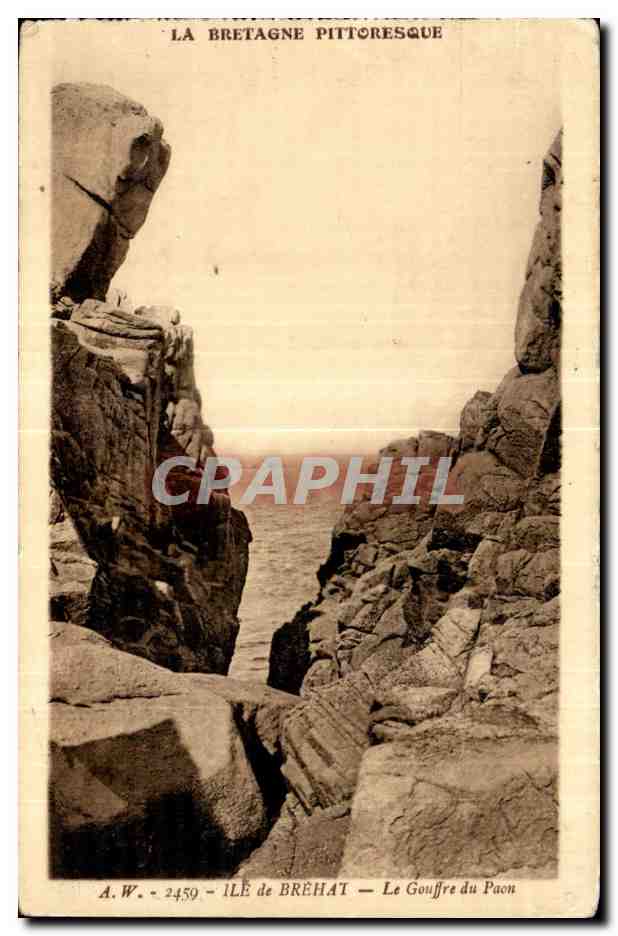 Île de Bréhat — Le Gouffre du Paon — A.W. - 2459