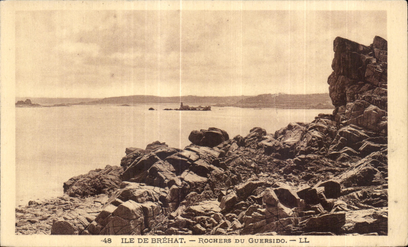 Île de Bréhat — Rochers du Guersido — LL