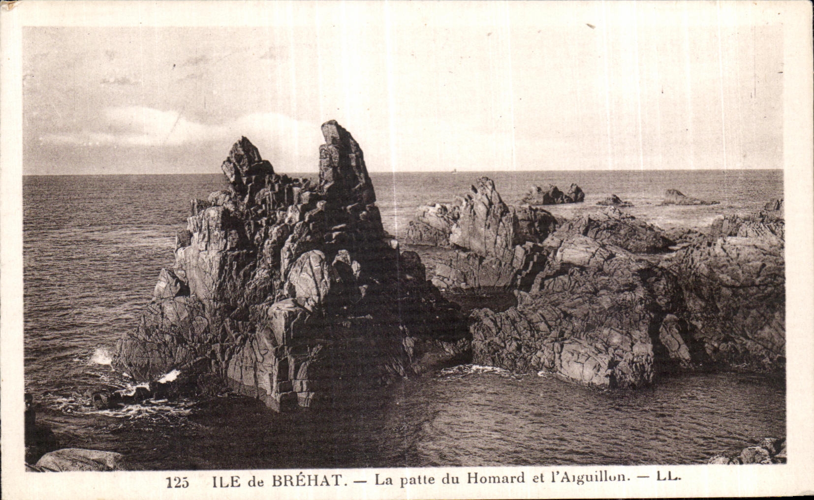 Ile de Bréhat — La patte du Homard et l'Aiguillon — LL.