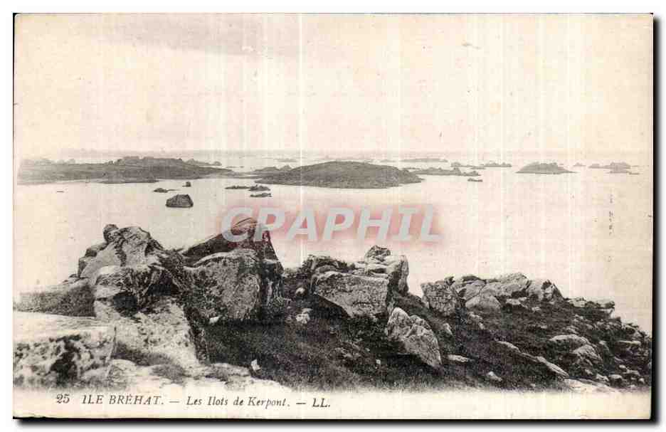 Ile Bréhat — Les Îlots de Kerpont — LL.
