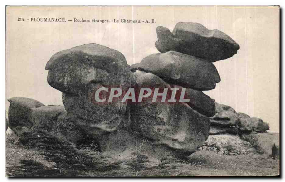 CPA Ploumanac h Rochers etranges Le Chameau