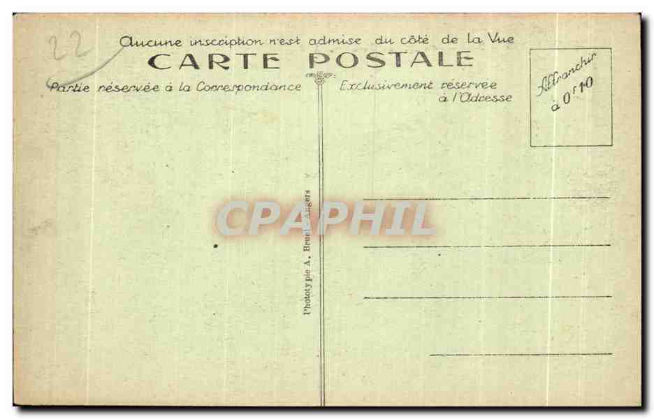 CPA Ploumanac h Rochers etranges Le Chameau — Verso
