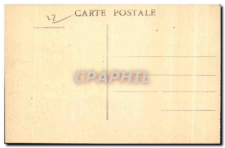 PLOUMANACH (C.-du-N.) — Le Gouffre à la Pointe du Diable entre un groupe de rochers de 25m de haut — AB, n° 237 — Verso