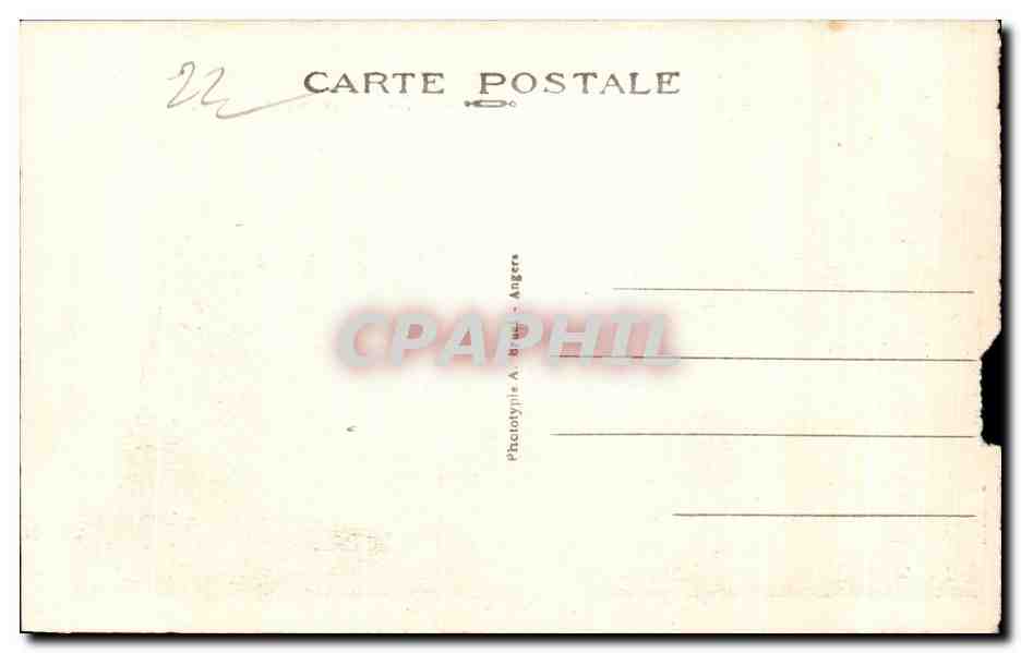 CPA Ploumanac h Chateau de Costaeres — Rückseite