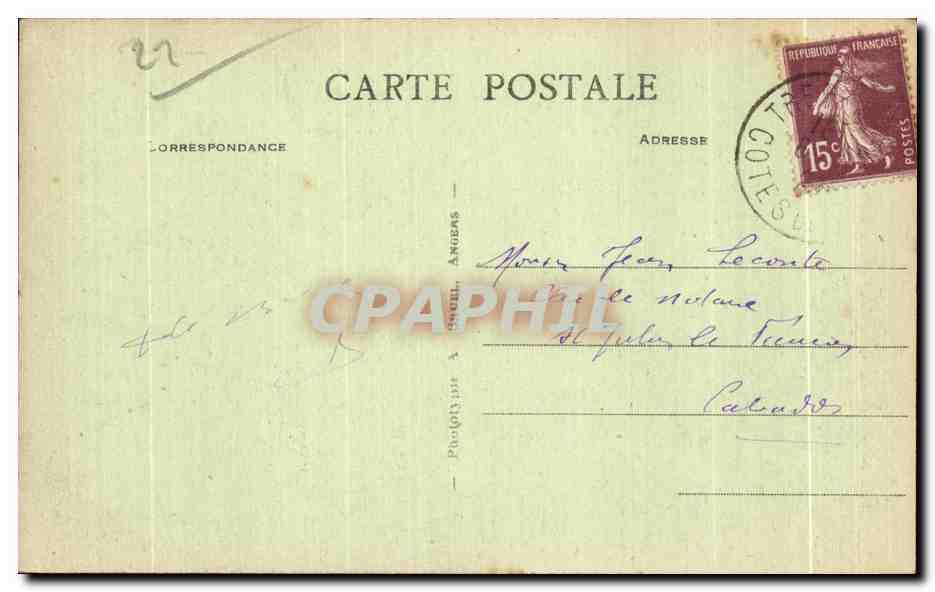 PLOUMANACH (C.-du-N.) — Le Bélîer — A.B. n°204 — Verso