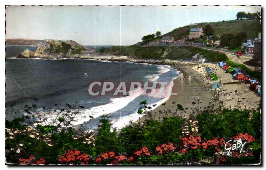 CPA Perros Guirec Plage de Trestrignel