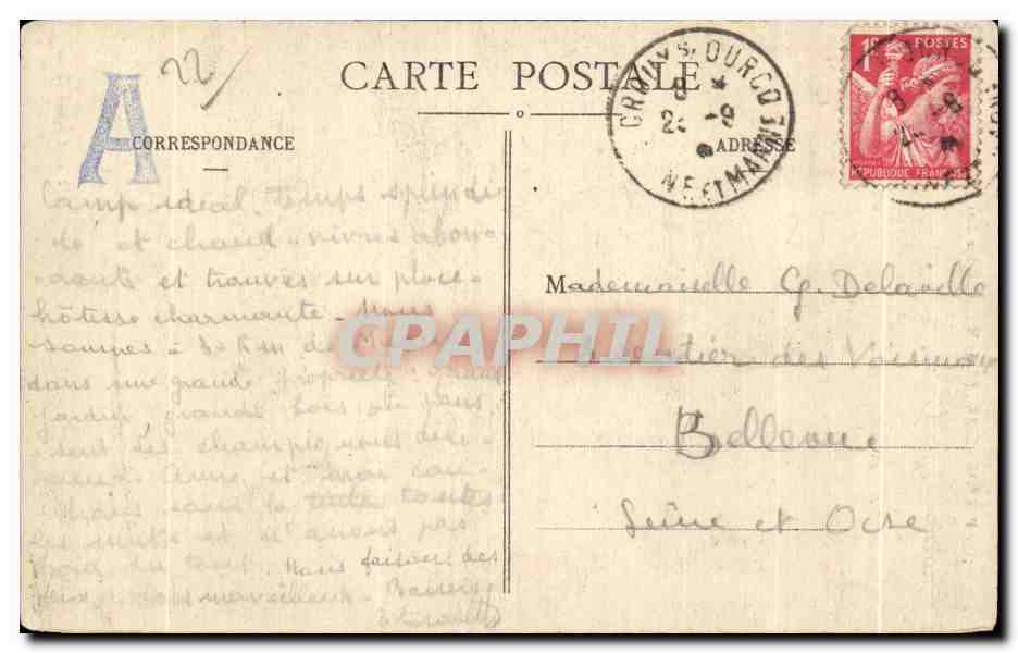 CPA Perros Guirec L Eglise date du XII siecle — Rückseite