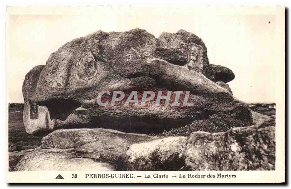 Perros-Guirec — La Clarté — Le Rocher des Martyrs — CPAPHIL