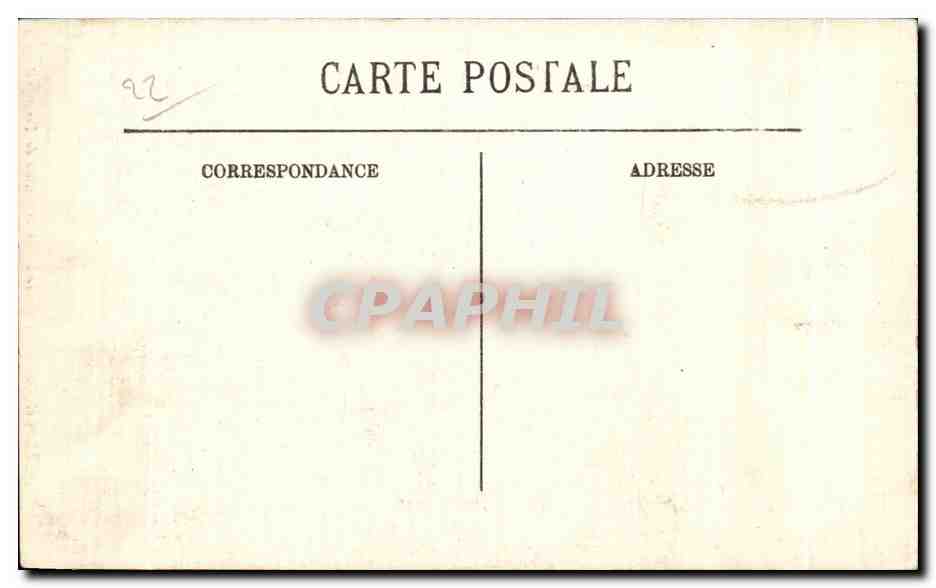 Intérieur de la Grotte de Trestignel — PERROS GUIREC — n°55 — Verso