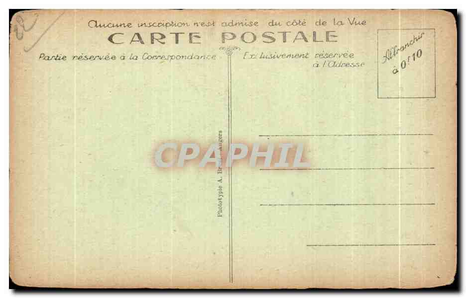 CPA Perros Guirec La Grande grotte de Trestrignel — Verso