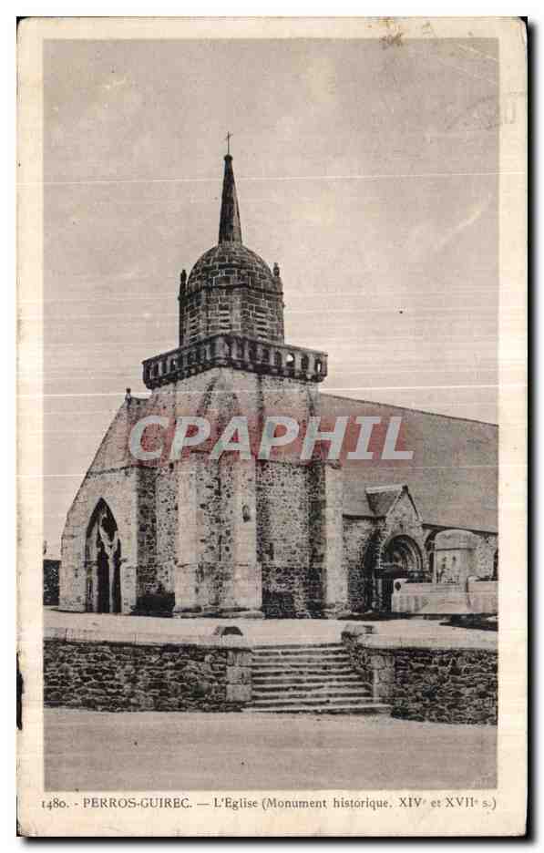 Perros-Guirec — L'Église (Monument historique, XIVe et XVIIe s.)