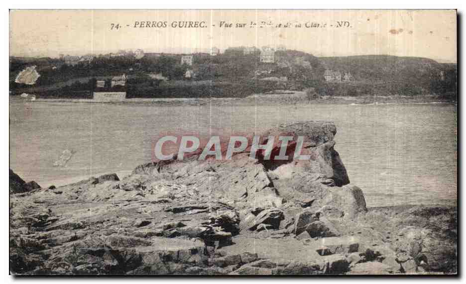 Perros-Guirec - Vue sur la Pointe de la Clarée - ND.