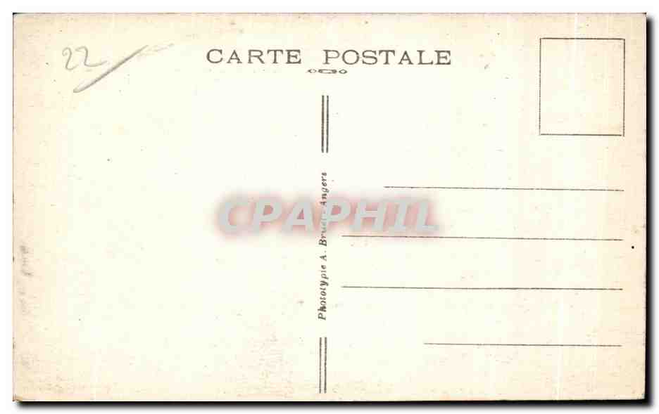 CPA Perros Ploumanac h Eglise de la Clarte — Rückseite