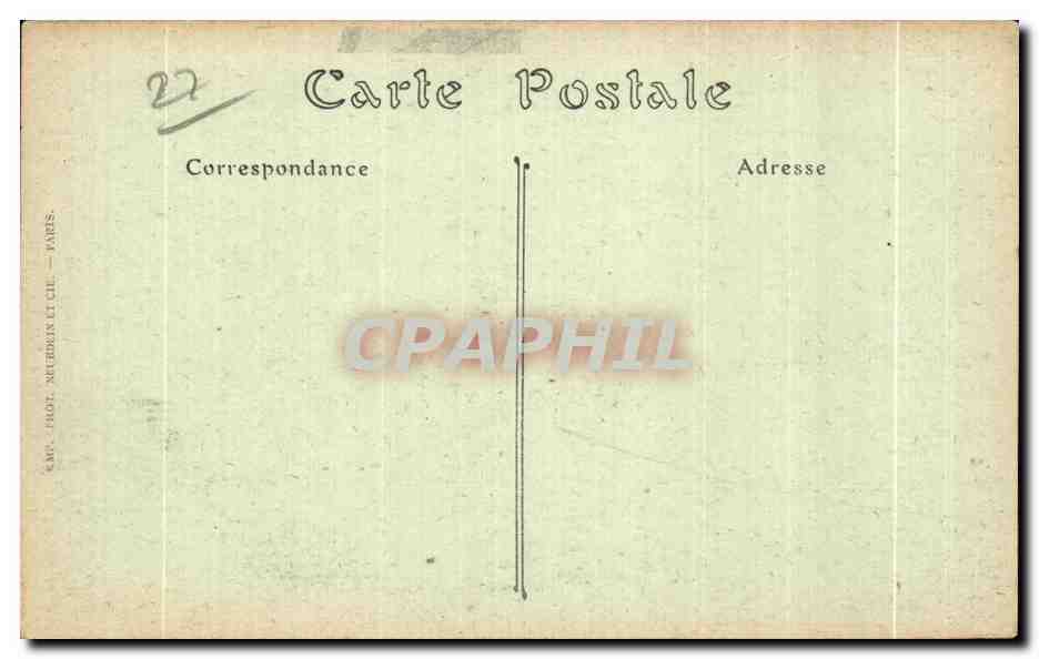 Église de La Clarté — Perros-Guirec (Côtes-du-Nord), XVIe siècle — Éditeur : CAMP, PHOT. NUTEREAU ET CIE — n° 104 — Reverso