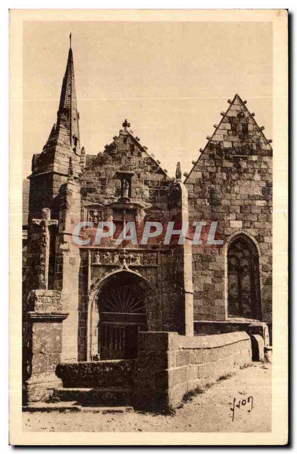 CPA Perros Guirec Cotes du Nord Eglise de la Clarte Portail sud Chef d ceuvre du XVI siecle