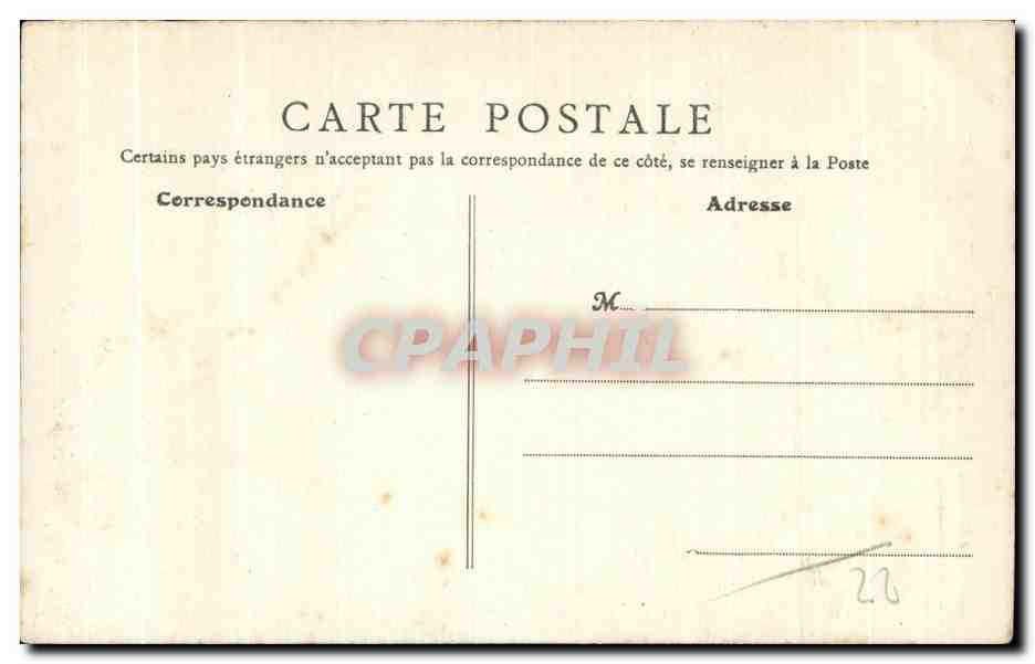 CPA Dinan Porte du Jersual Exterieur — Rückseite