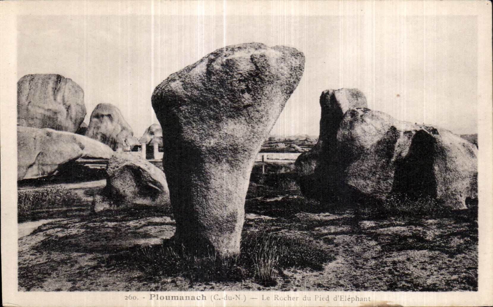 Ploumanach (C.-du-N.) — Le Rocher du Pied d'Éléphant