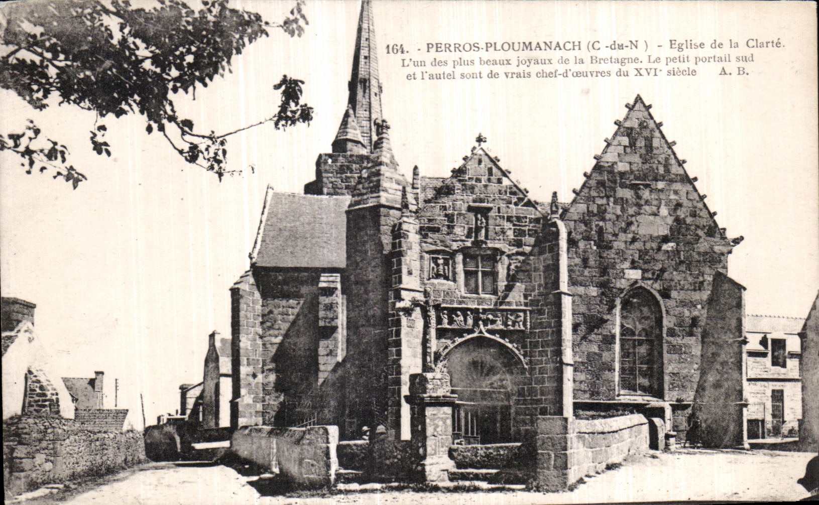 Perros-P loumanach (C.-du-N) — Église de la Clarté — A. B.