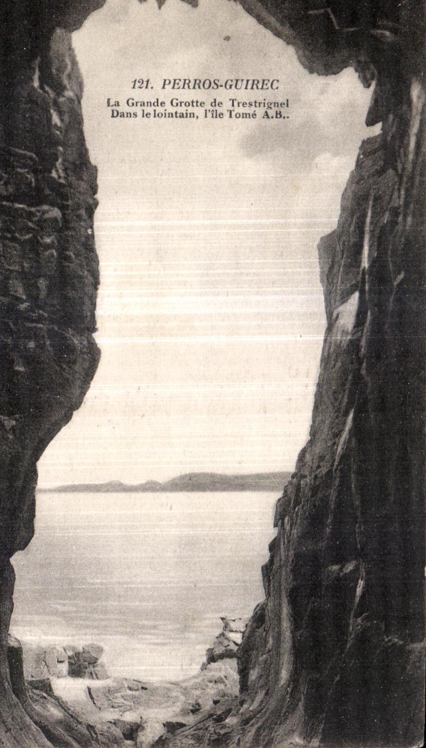 La Grande Grotte de Trestignel — Perros-Guirec — éditeur A.B.
