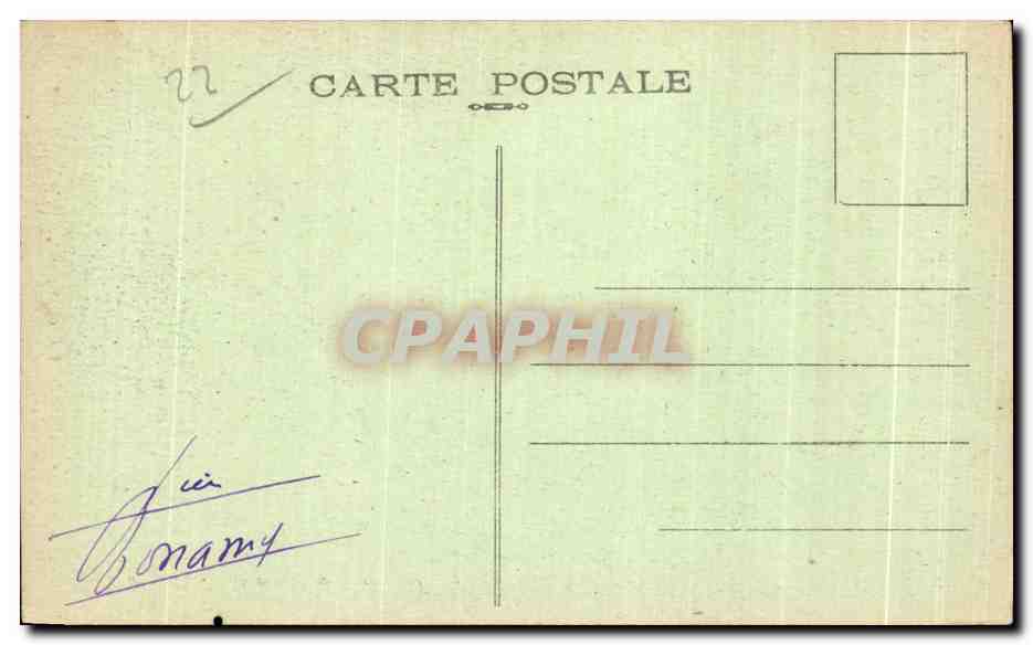 CPA Eglise de Perros Guirec Porche Gothique — Verso