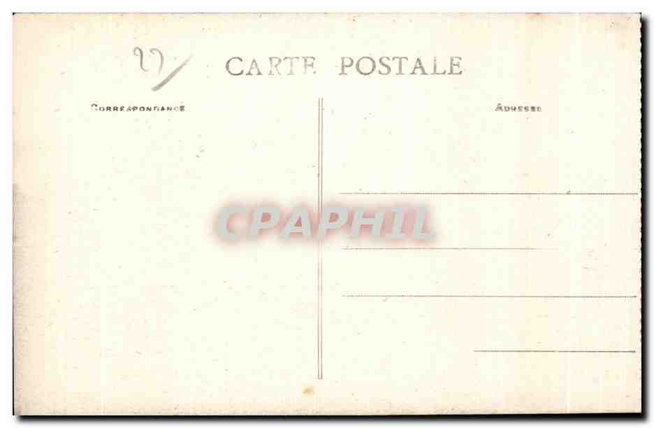 CPA Perros Guirec Ploumanac h Rocher de Squevel a la Pointe du Diable — Verso